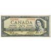 Image 1 : Bank Of Canada 1954 $20 - Devils Face.