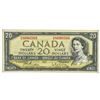 Image 1 : Bank Of Canada 1954 $20 - Modified Portrait.