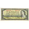 Image 1 : Bank Of Canada 1954 $20 - Modified Portrait.