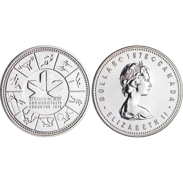 1978 Canada Silver Dollar - Commonwealth Games