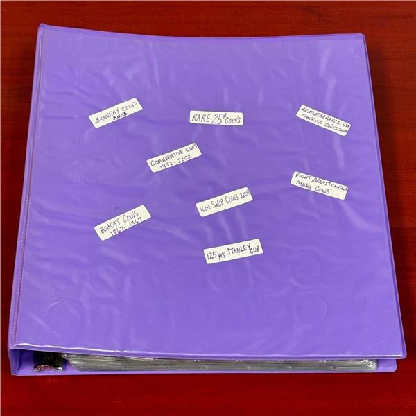 Collector Estate Canada 25c Collection. Approximately $120.00 Face. Mixed Dates. War of 1812, Breast