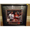 Image 1 : Certified Authenticated Framed Battle of Alberta  Signed by Dave Semenko & Tim Hunter  17w x 16 h