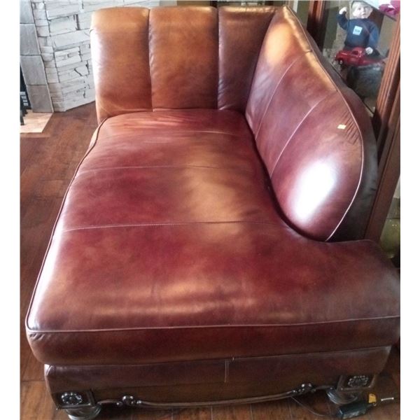 Ashley Furniture Limited Edition Glamorous High End Brown Chaise Lounger 66w x 39d x27