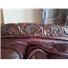 Image 3 : Ashley Furniture Limited Edition Three Seater Brown Leather Glamorous Couch 92w x 36d x 44h