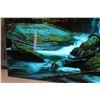 Image 5 : Motion Waterfall Picture with Mirror - 38 1/2" x 19"