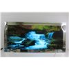 Image 6 : Motion Waterfall Picture with Mirror - 38 1/2" x 19"