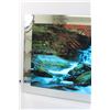 Image 7 : Motion Waterfall Picture with Mirror - 38 1/2" x 19"