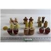 Image 1 : (19) Salt and Pepper Shakers - (9) Sets