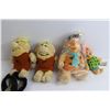 Image 2 : (4) Flintstones Plushes and Assorted Merch