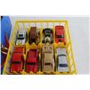 Image 4 : Matchbox Car Holder with (19) Toy Cars