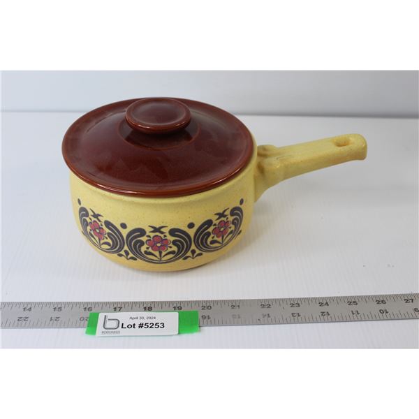 Flame Cooker Ceramic Pot With Lid