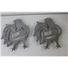 Image 2 : (4) Trivets - Two Chicken, Two Cutlery