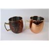 Image 3 : (3) Copper Cups