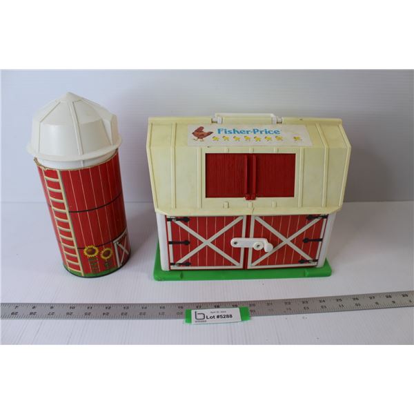 Fisher-Price Barn and Silo With Animals and People