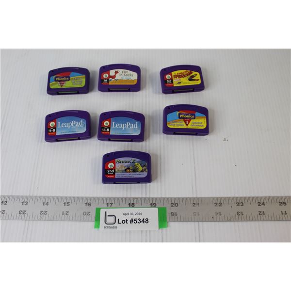 (7) Leap Pad Cartridges - Various