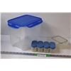 Image 1 : (6) Lock-Tight 7L Storage Box; Lock-Tight 15 Ounce Container; 4 - Tupperware Spice Containers