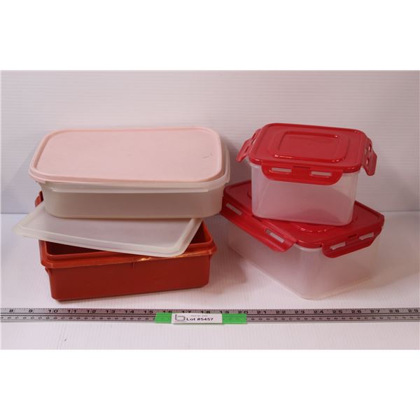 (4) 2 - Tupperware and 2 - Betty Crocker Food Storage Containers