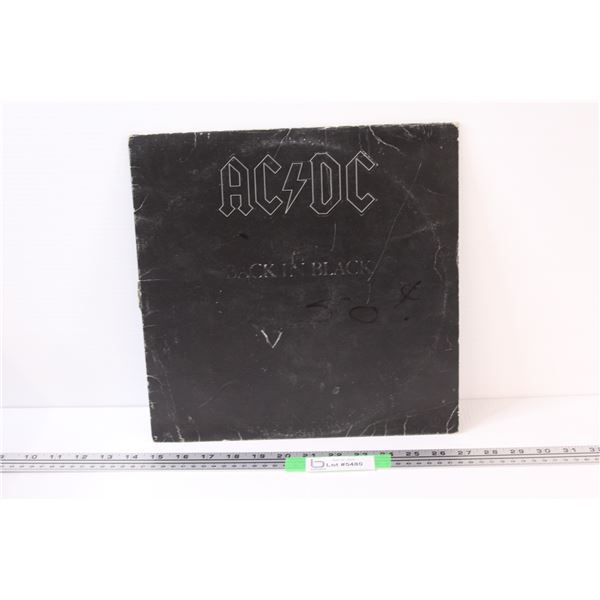 Vinyl LP Record: Back in Black ACDC