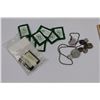 Image 9 : (12) ESSO Mini Books of Varying Subject Matter, Christmas Themed Box w/Lid & Vintage Catholic Metals