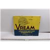 Image 1 : Vream Shortening Tin Converted to Wall Art - 17"x14"