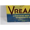 Image 6 : Vream Shortening Tin Converted to Wall Art - 17"x14"