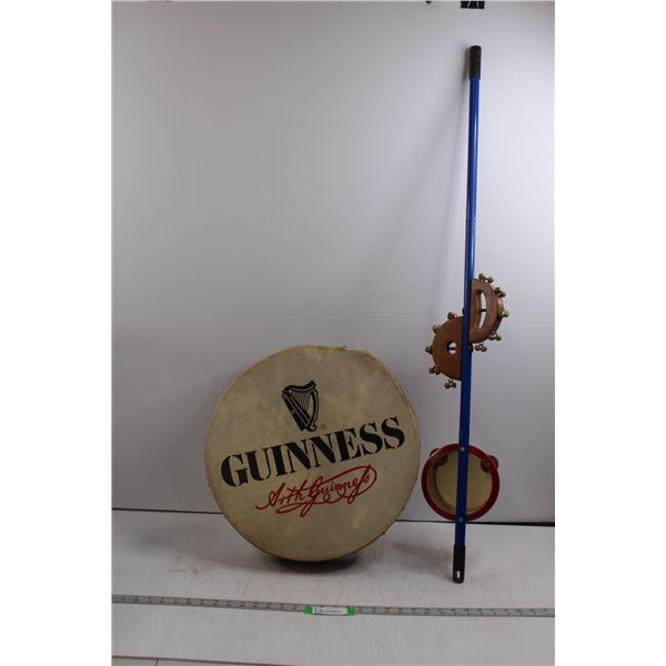 Guinness Drum & Hand Made Instrument