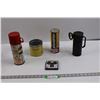 Image 1 : Vintage Tobacco Tins, Thermos, Flashlight & Jitter Spinner