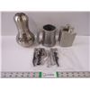 Image 1 : (4) Pewter Pieces and (6) Corkscrews