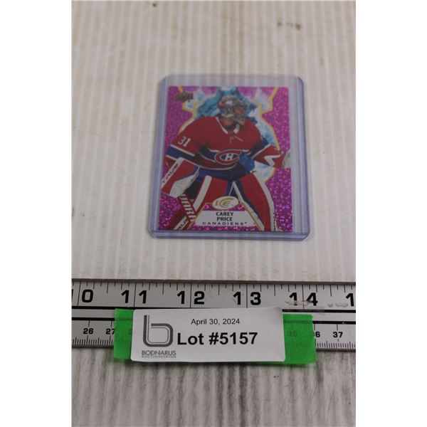 Carey Price Rare Purple Ice Hockey Insert