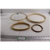 Image 1 : (4) Assorted Needlepoint Hoops