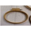 Image 4 : (4) Assorted Needlepoint Hoops