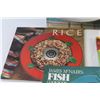 Image 3 : (5) Cook Books - Rice - Pizza - Fish - Ginger - Vegetarian