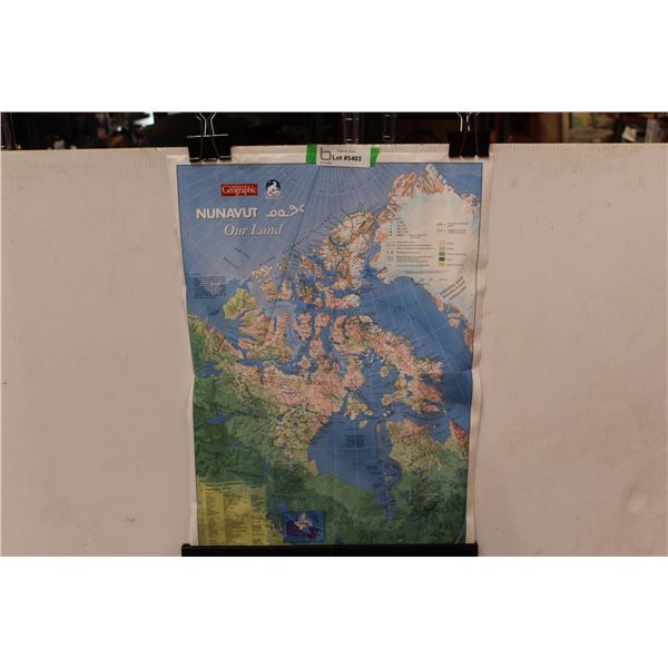 *National Geographic - Nunavut Our Land Map