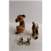 Image 5 : (4) Dog Figurines