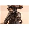 Image 3 : Black Poodle Lamp - As Is, Half Blind