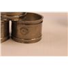 Image 4 : (12) Napkin Rings (3) Belgium Mader, Etain St. Lamberts Tin (92%), (9) Plated or Stainless