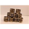 Image 5 : (12) Napkin Rings (3) Belgium Mader, Etain St. Lamberts Tin (92%), (9) Plated or Stainless