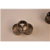 Image 7 : (12) Napkin Rings (3) Belgium Mader, Etain St. Lamberts Tin (92%), (9) Plated or Stainless