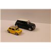 Image 2 : (2) Mini Cooper Die Cast Cars (2000 Hot Wheels 1:64 Scale w/Removable Body & Maisto 1:36 Scale), Mai
