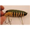 Image 7 : (4) Vintage Plug Fishing Lures (2- Wooden Repainted Or Paintless of Unknown Manufacturer, 1- 7.5" Ho