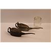 Image 2 : (2) Vintage 1/2 Pint Oil Cans & Glass Corona Jar