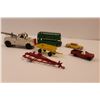 Image 2 : (6) Die Cast Toys - Dinky Double Decker Bus, Mini-Dinky Ford Corsair, Lesney Jeep Gladiator & Wagon,