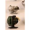 Image 3 : (5) Vintage Fishing Reels of Various Styles & Condition - Daiwa, Johnson, Match, Fisher 7 Intrepid
