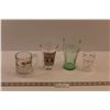 Image 1 : (4 p[cs) Vintage Glassware - Coca-Cola, A&W and 1867-1967 Canadian Confederation Glass