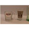Image 2 : (4 p[cs) Vintage Glassware - Coca-Cola, A&W and 1867-1967 Canadian Confederation Glass