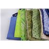 Image 2 : Assorted Blue and Green Fabrics