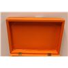 Image 2 : *Orange Vinyl Vintage Storage Box - 21" x 16" x 15" H