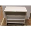 Image 1 : *White Shelf Unit on Casters - 28" x 14" x 26" H