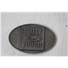 Image 2 : Ford "Built Tough" Belt Buckle & Key Chain (NIB)