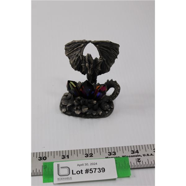 WAPW Pewter Collectable Figure/Statue -  The Dragon of the Ice Crystals 